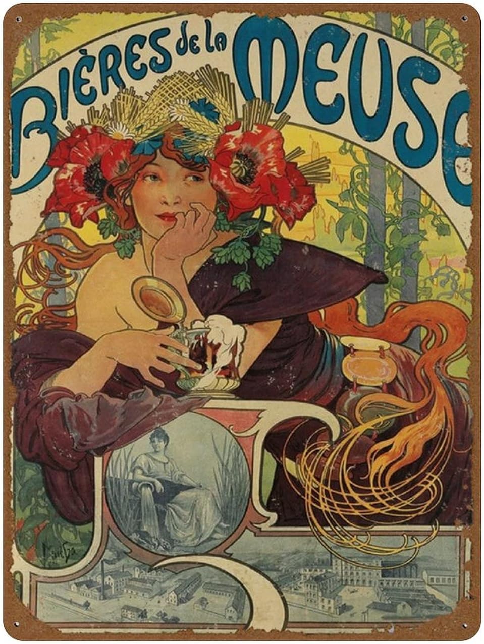 Wine Beer Mart - Bières de la Meuse France 1897