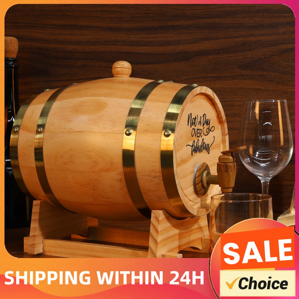 Wine Beer Tequila - Baril à vin de 3L avec