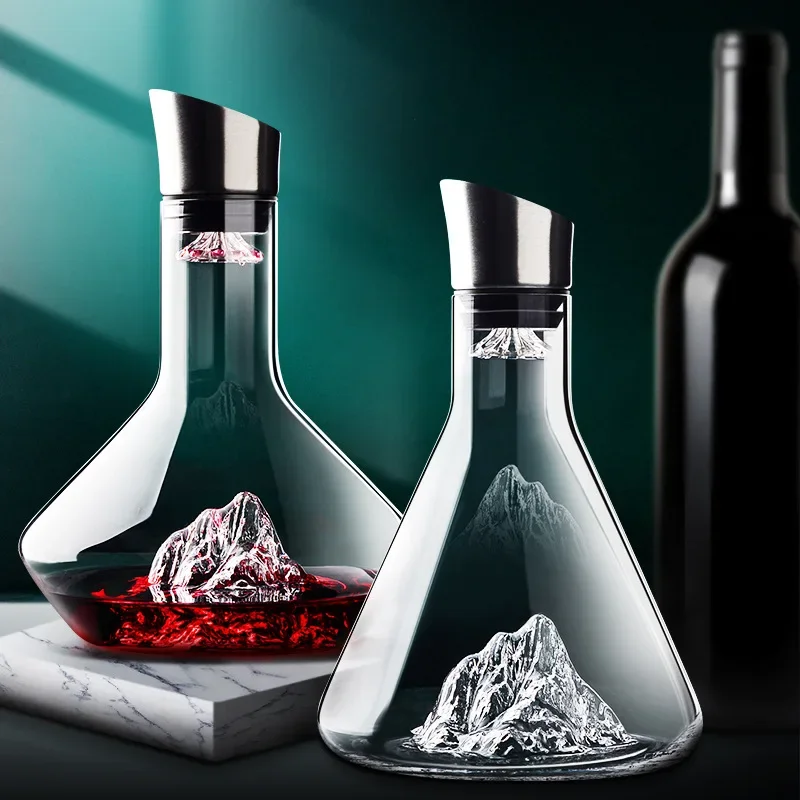 Wine Glass Set Crystal - Carafe à whisky de 1500ML, verre
