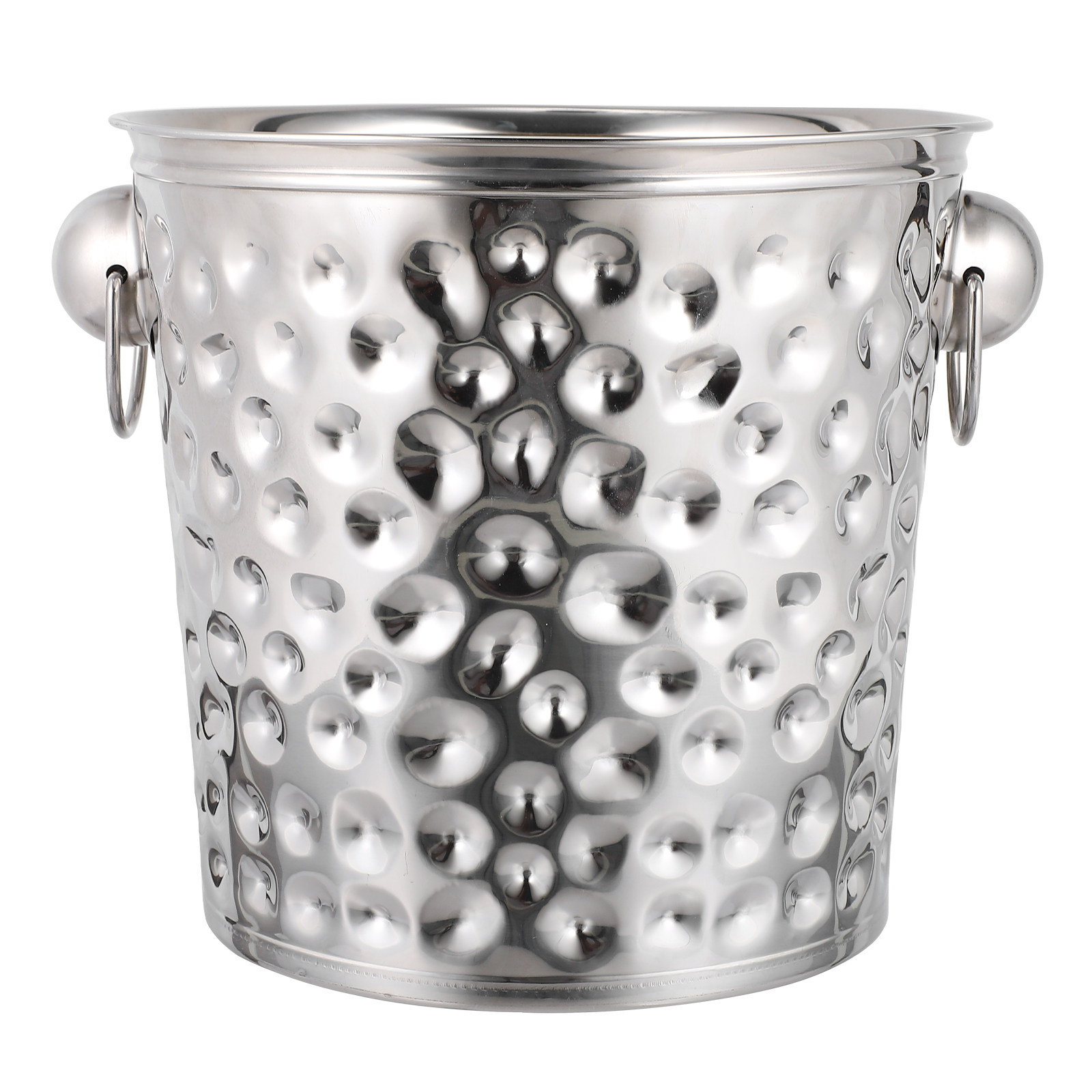 Ice Bucket Silver - Seau à glace avec poignées, conservation