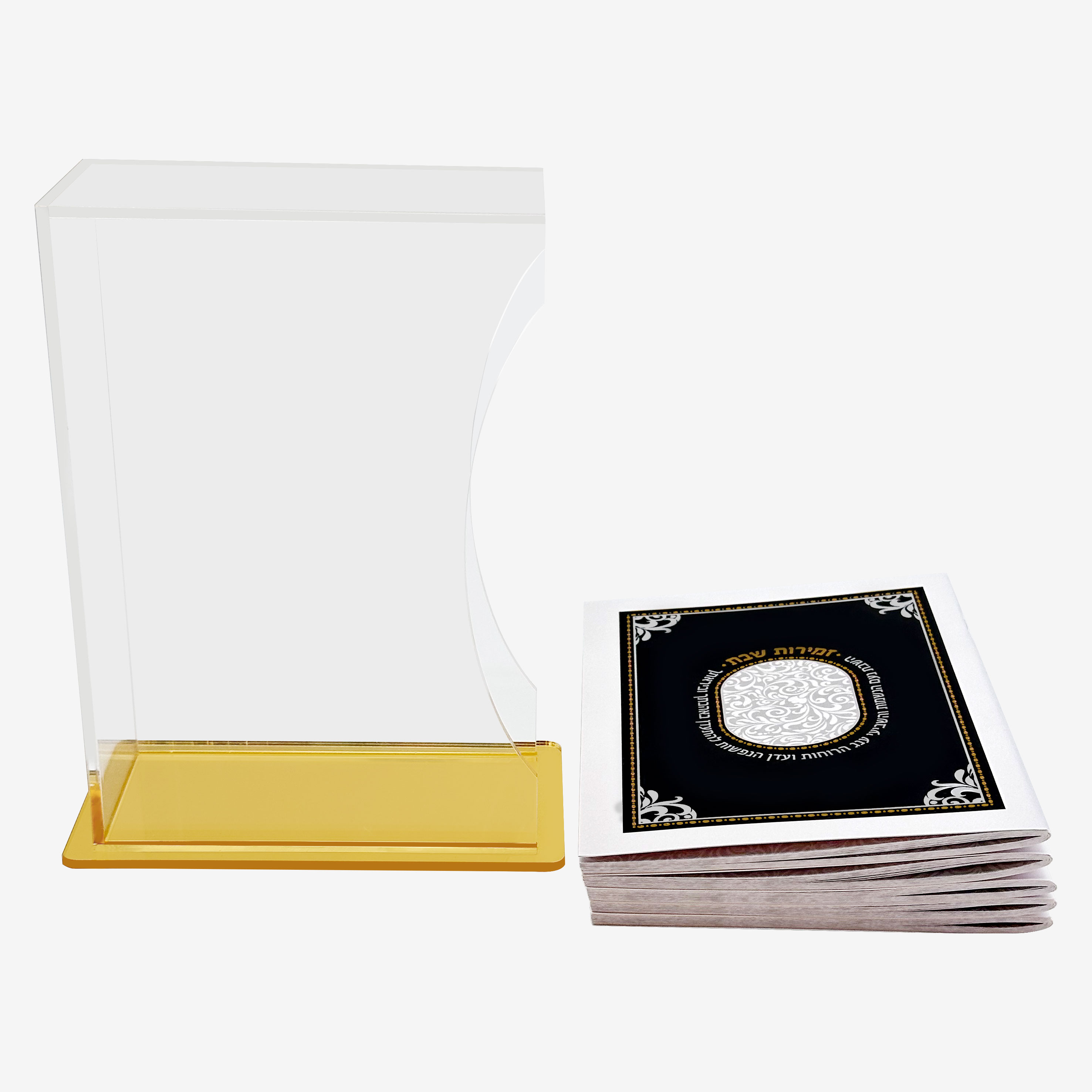 Cocktail Shaker Set - Boîte à Zemirot en acrylique Judaica