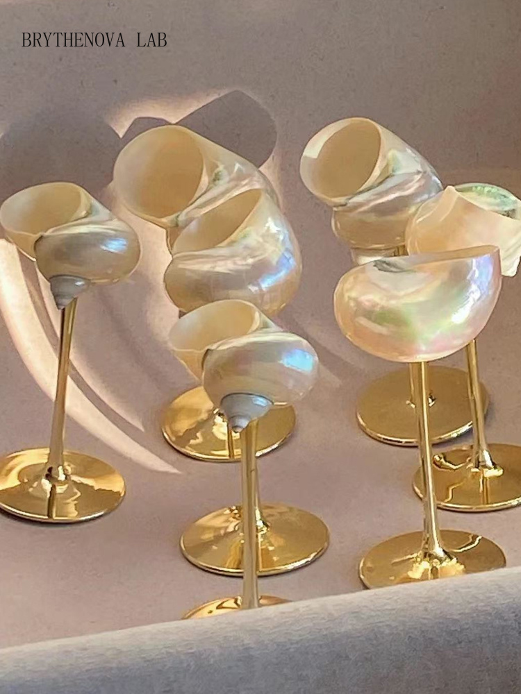 Wine Glass Set Crystal - AhunderJiaz Verres à vin rétro en