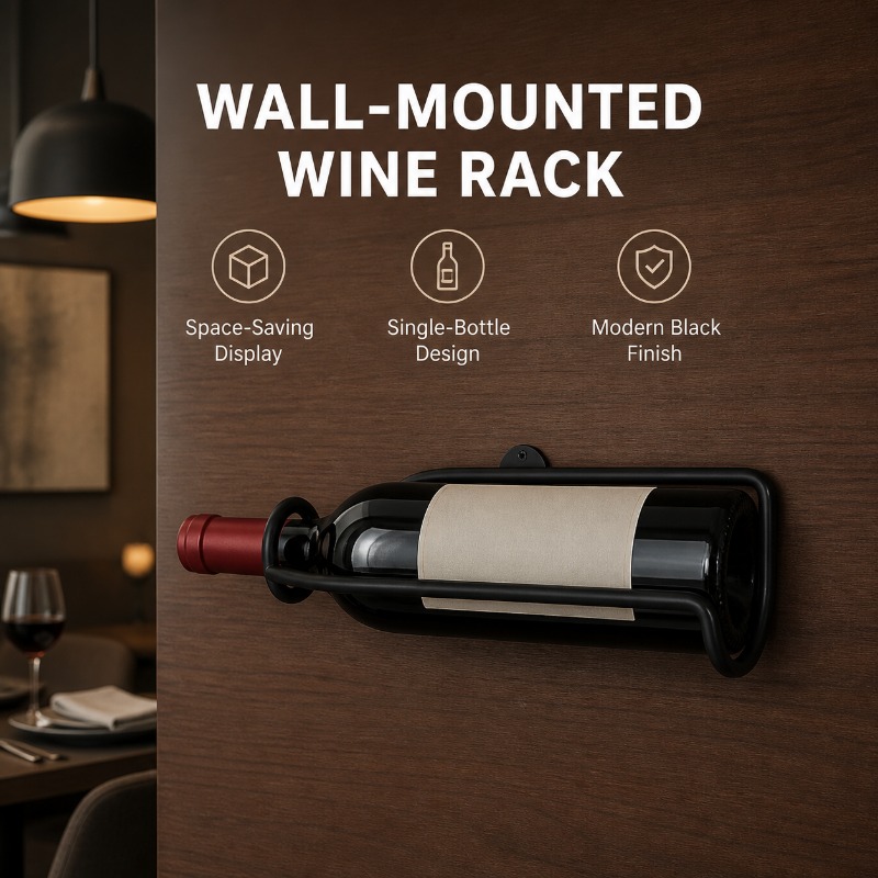 Porte-bouteilles mural en méta - Wine Beer Restaurant avis et prix
