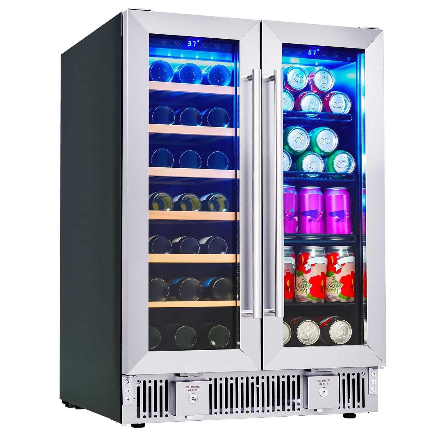 Réfrigérateur à boissons, réfr - Wine Beer Dual Zone avis et prix