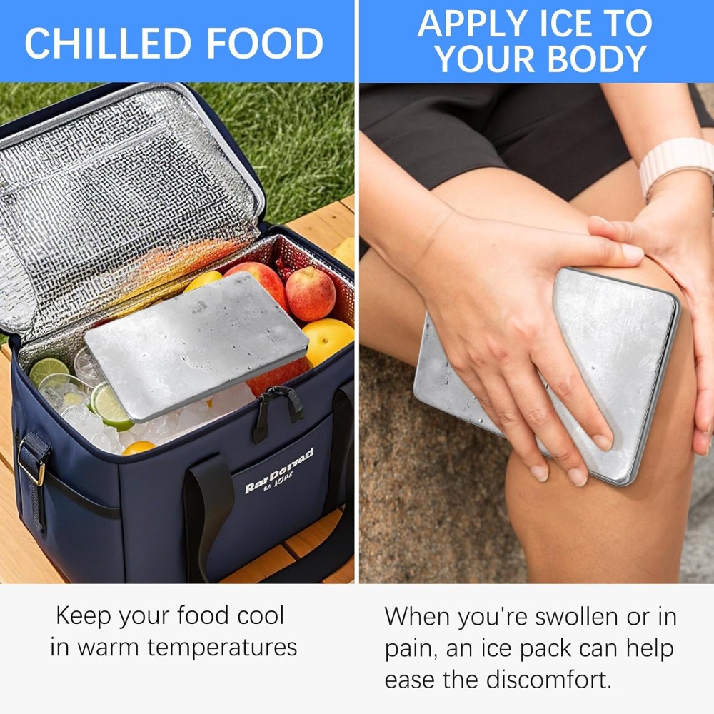 Packs de glace réutilisables e - Ice Bucket Silver avis et prix