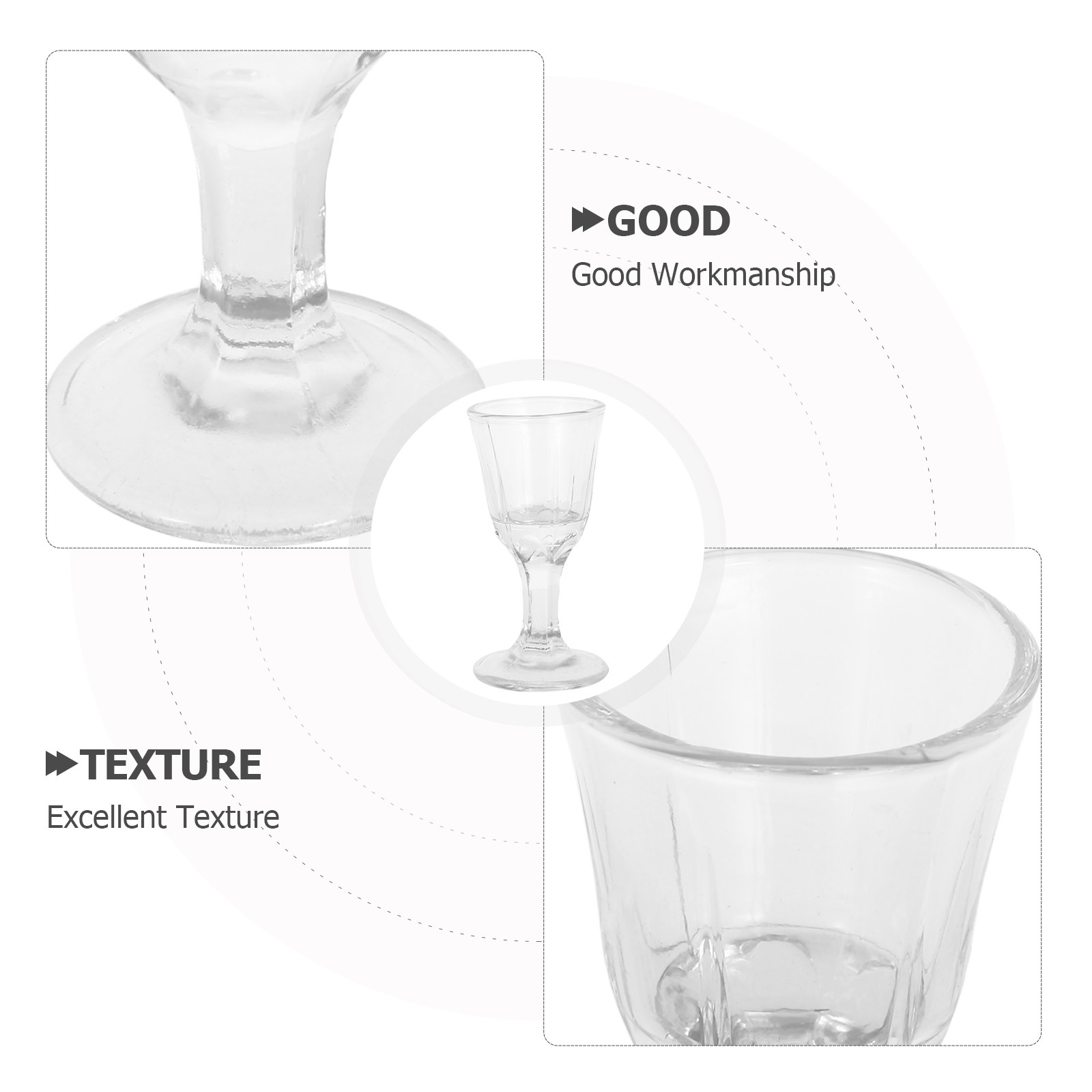 Lot de 10 verres à liqueur en  - Wine Beer Tequila avis et prix