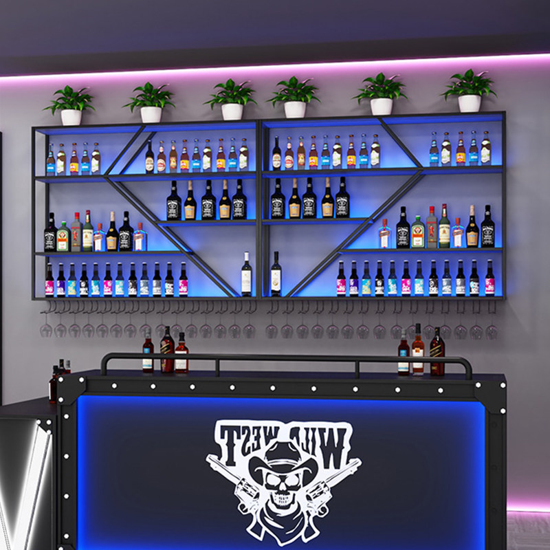 Porte-bouteilles mural en fer  - Wine Beer Restaurant avis et prix