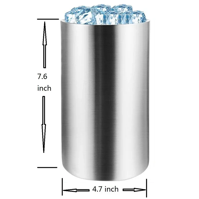 UPORS – seau refroidisseur de  - Ice Bucket Silver avis et prix